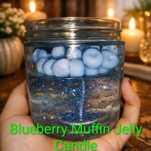 Blueberry Scented Jelly Candle